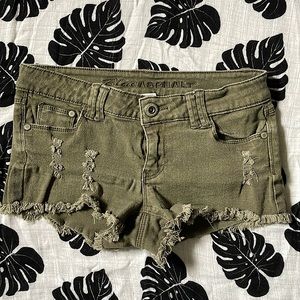 Blue Asphalt Jean Shorts